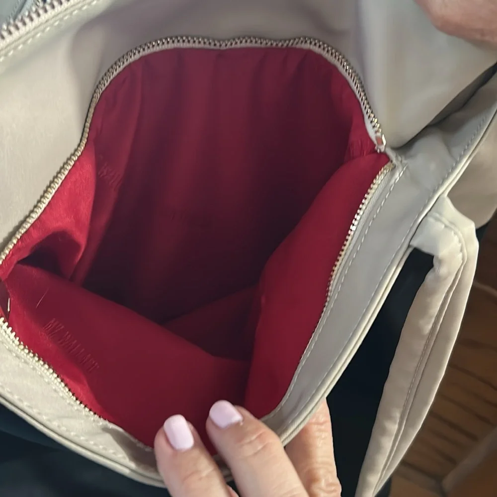 MZ Wallace Soho Tote. Two-Tone Black and Tan Bag - Picture 3 of 16